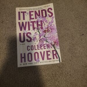 'It Ends With Us' Novel with Purple Accents